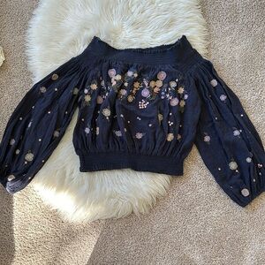 Free People off shoulder top